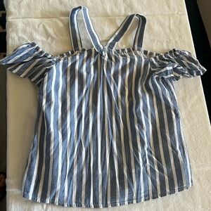 Off the shoulder abercrombie kids top-lined